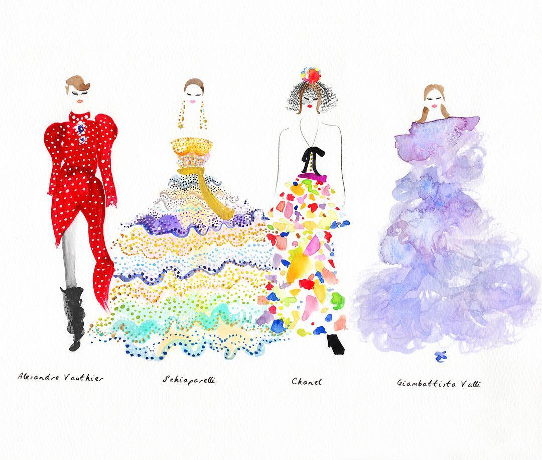  2018 spring couture Runway Looks