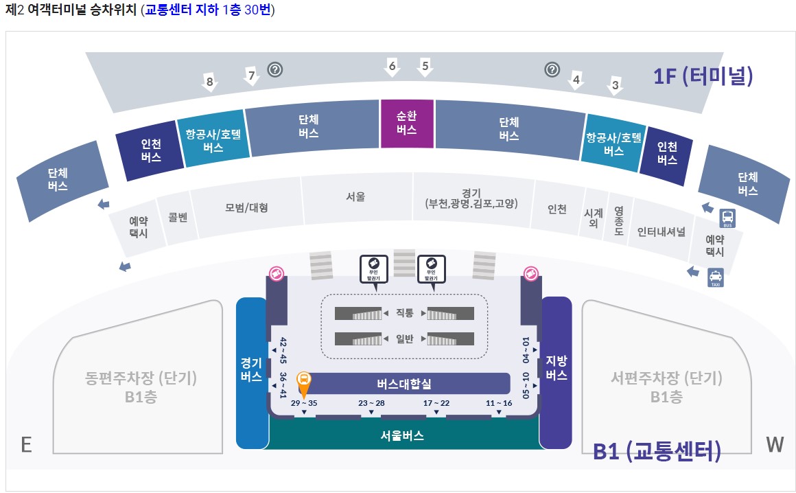 6002번 청량리역 인천공항 리무진 버스 노선 시간표 요금 예매 방법