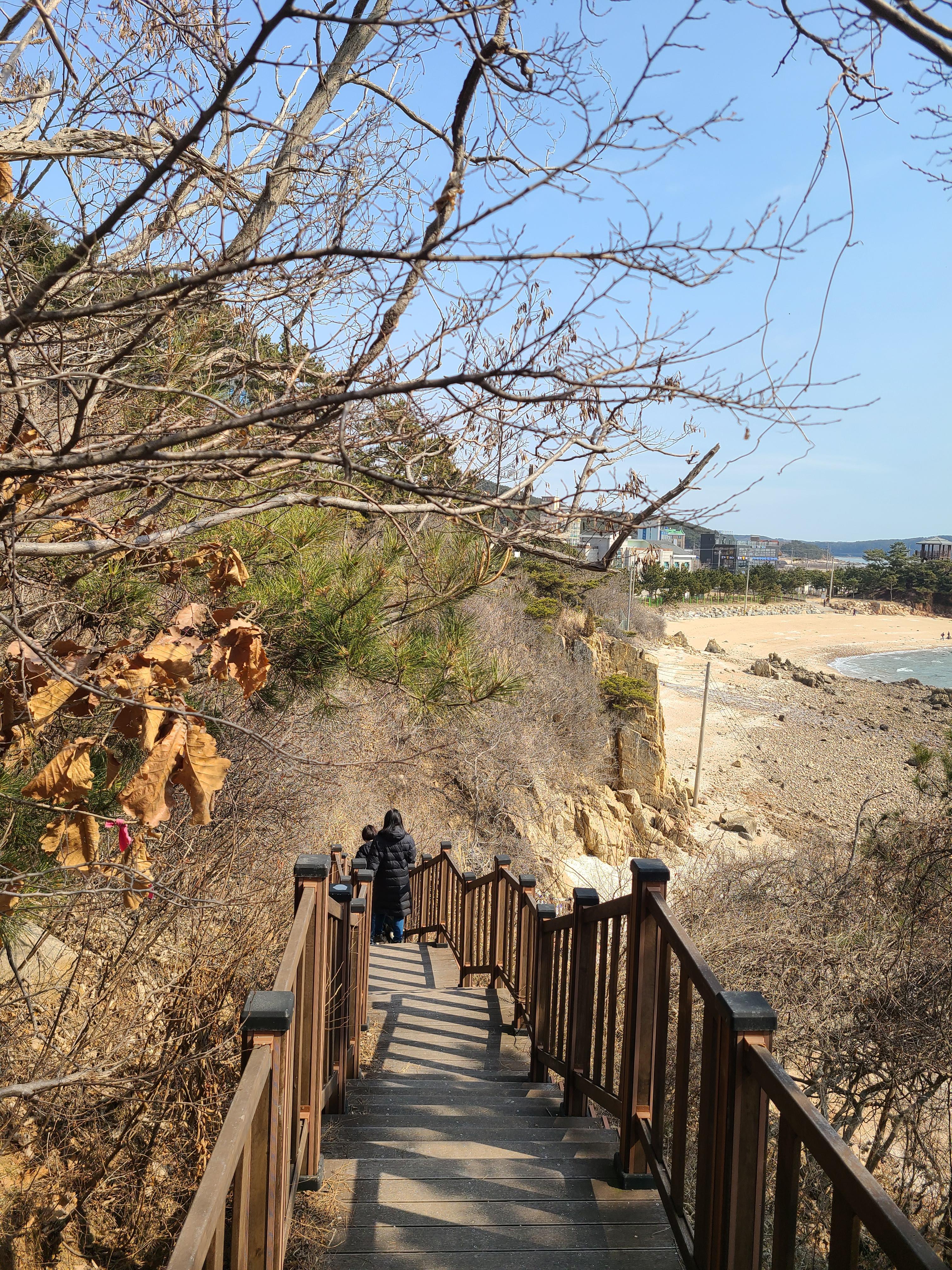 선녀바위 산책로 계단