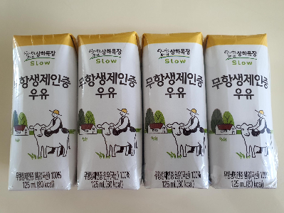 상하목장 무항생제인증 우유