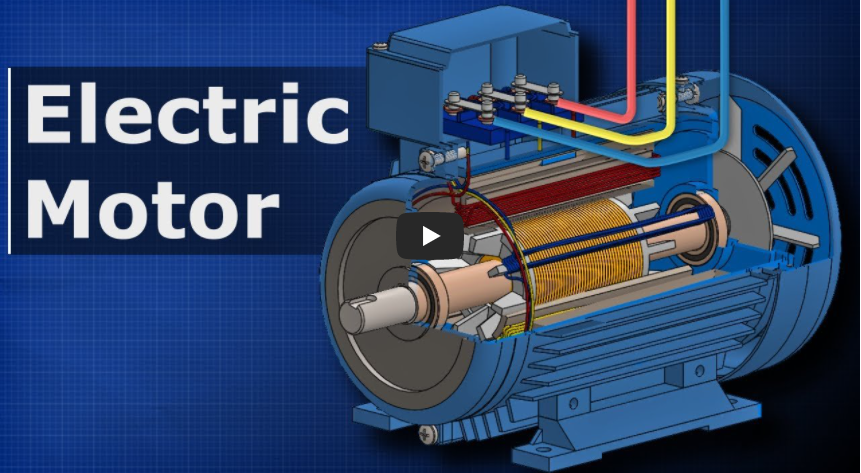  전기모터의 작동방법(How Electric Motors Work - 3 phase AC induction motors ac motor)