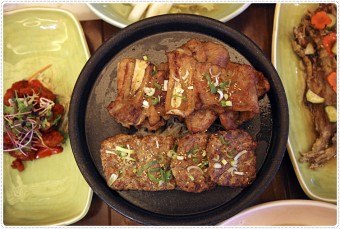 발효밥상 떡갈비 돼지갈비