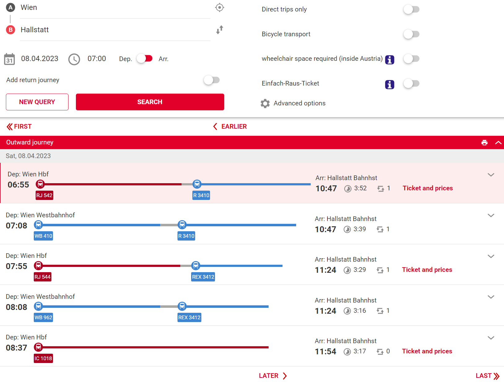할슈타트 시간표
