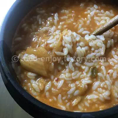 김치짜글이-내용물
