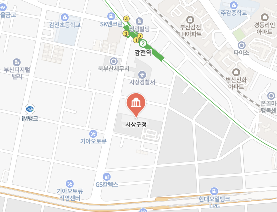 사상구청 위치 이미지