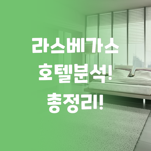 라스베이거스 호텔 완벽 분석 서커스부