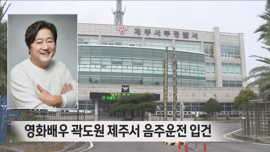  곽도원 음주운전 (제주 면허취소 수준)