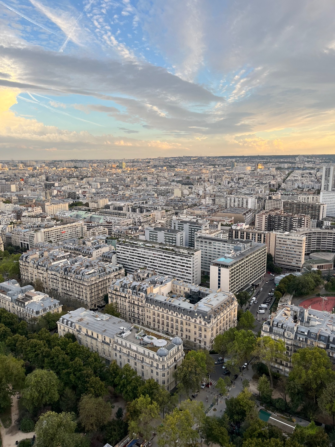 프랑스 파리 에펠탑 정상에서 바라본 풍경(4)