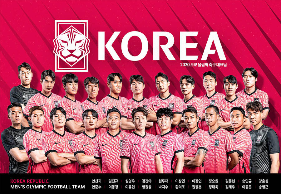 도쿄올림픽-남자축구-한국대표팀