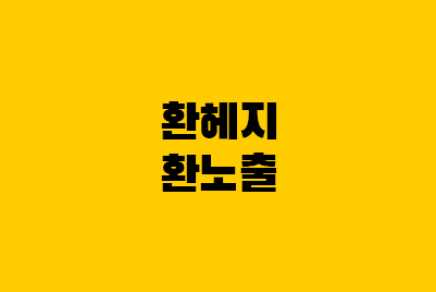  환헤지(환헷지), 환노출 차이와 뜻, 수익률 비교