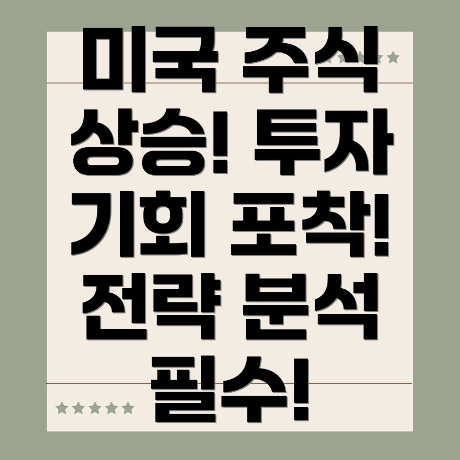 미국 주식 상승장