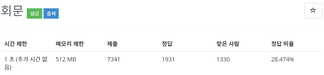  [백준(BOJ)] 17609번 : 회문 - C++[CPP]