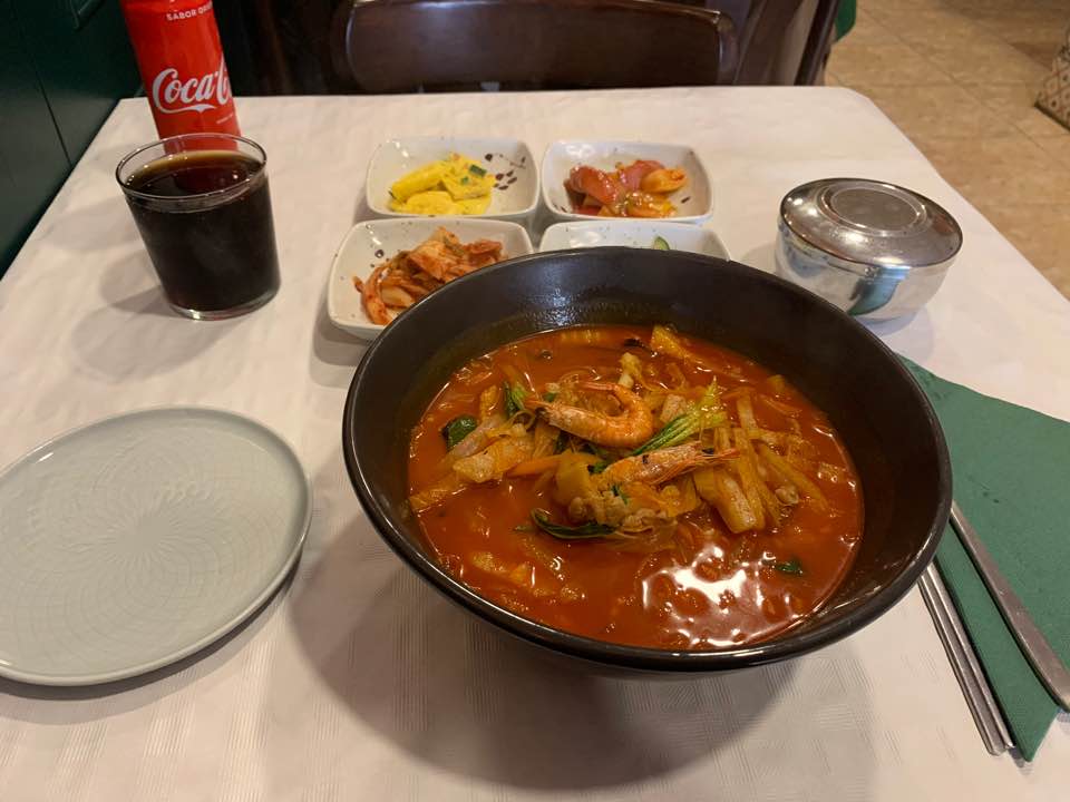  바르셀로나 한식당 "포도나무" 짬뽕 추천