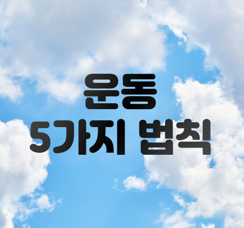 운동 5가지 법칙