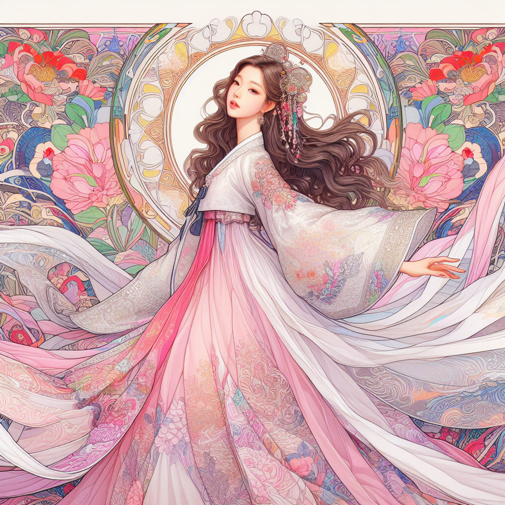 Korean HANBOK Pink 05