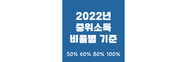 2022년 중위소득 비율별기준 썸네일