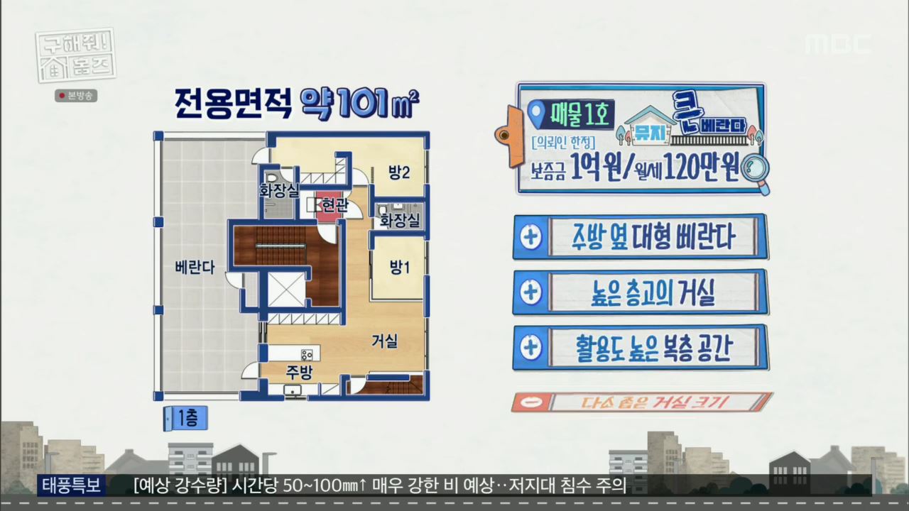 구해줘홈즈 뮤지 양주시 옥정동 뮤지 큰 베란다 하우스 매물 가격 및 구조 인테리어 리모델링 최종선택 소개