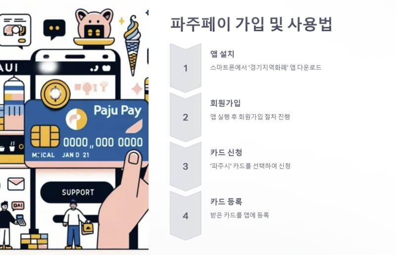 파주페이 가입 및 사용법 ppt이미지