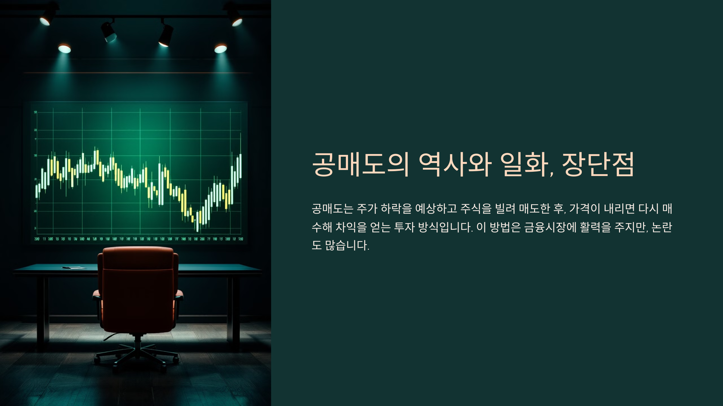 공매도의 역사와 일화, 장단점