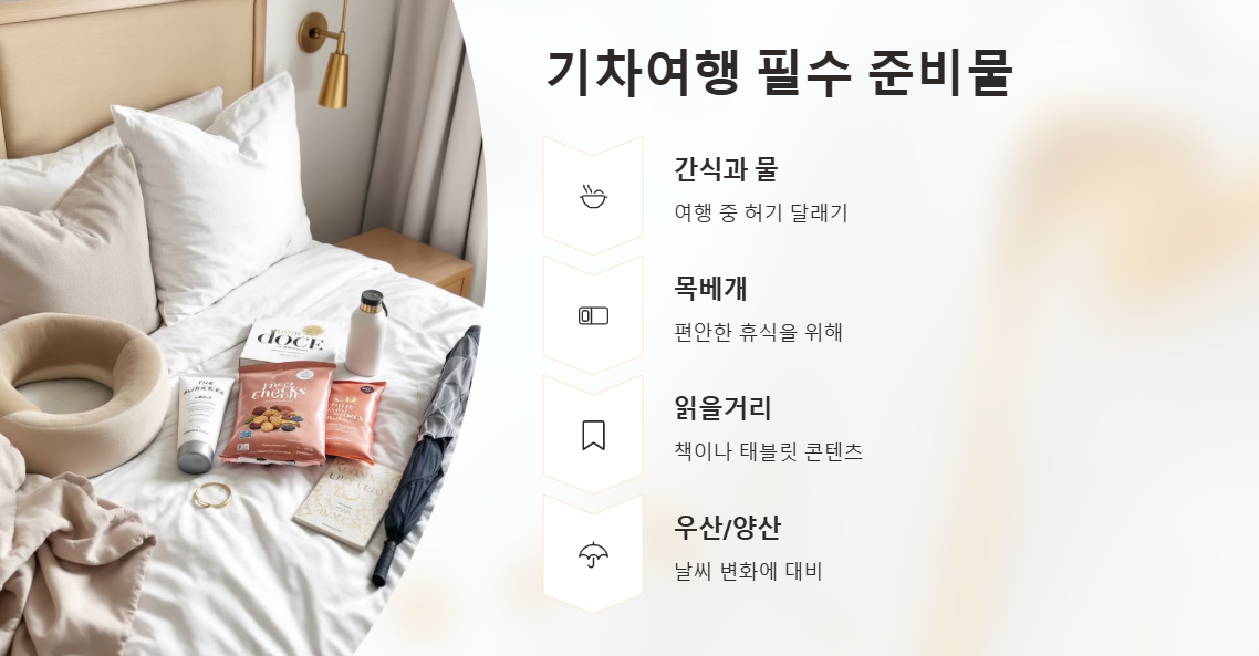 기차여행 1박2일 여행상품 추천 여유 있게 떠나는 국내 소도시 여행