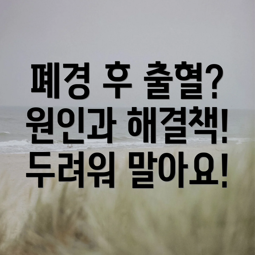 폐경 후 부정출혈