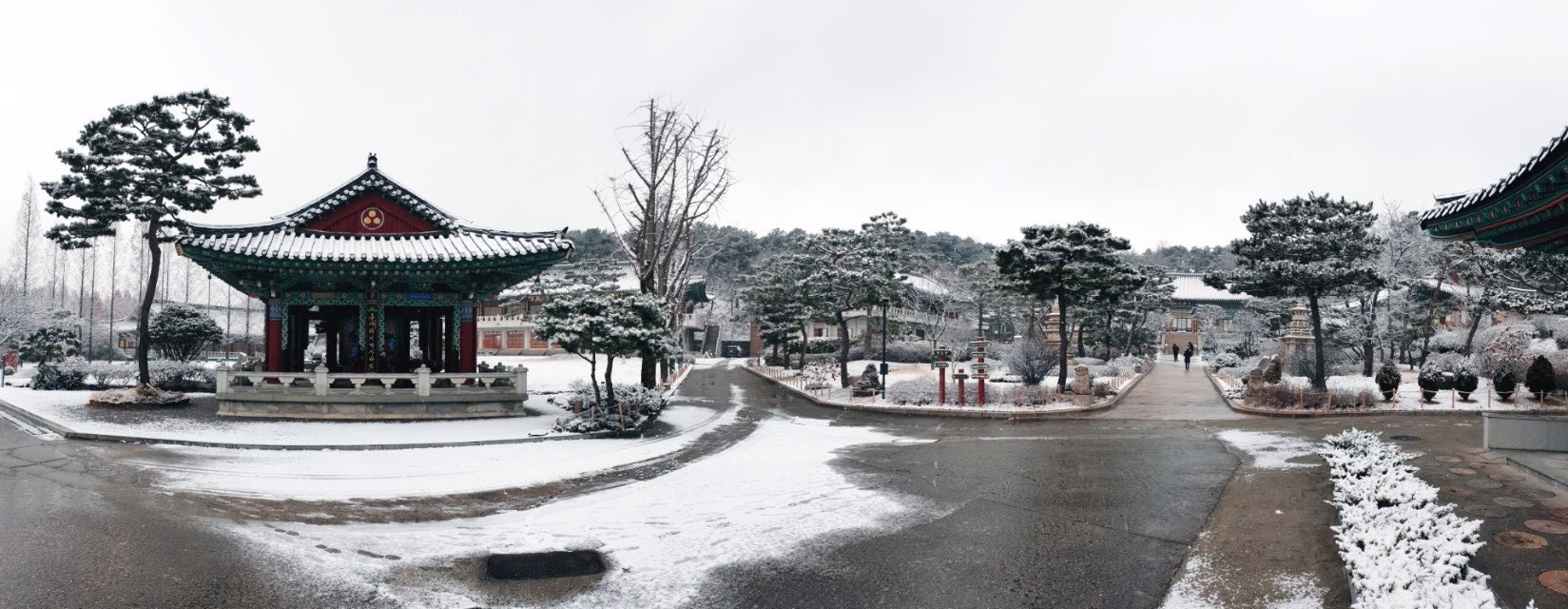  수원 광교산 봉녕사 설경