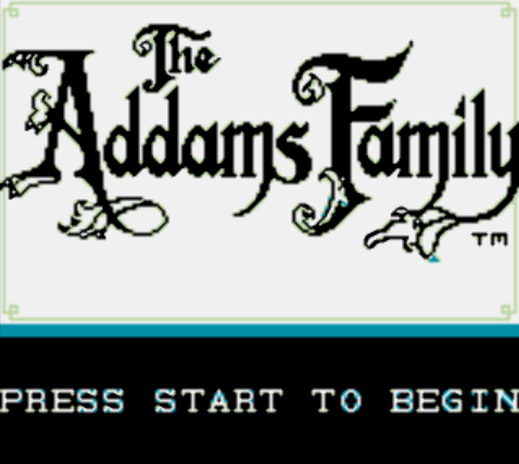  GB - The Addams Family (게임보이 / ゲームボーイ 게임 롬파일 다운로드)