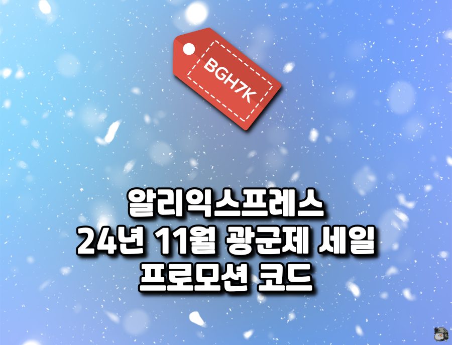 광군절 프로모션 코드