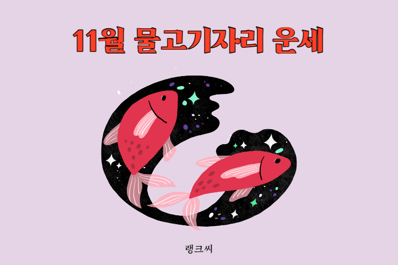 2023년 11월 물고기자리 운세 보기