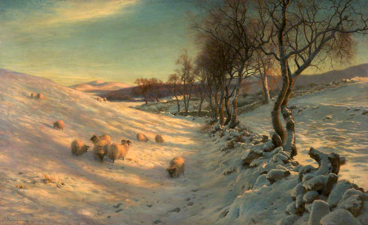  조셉 파쿠하슨(Joseph Farquharson), 스코틀랜드, 화가, 1846-1935