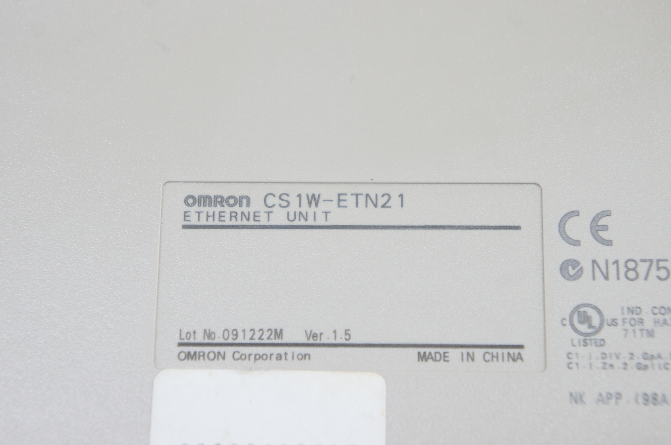 オムロン CSシリーズEthernetユニット CS1W-ETN21 シーケンサ お手軽価格