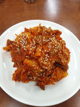 냉면 김치비빔