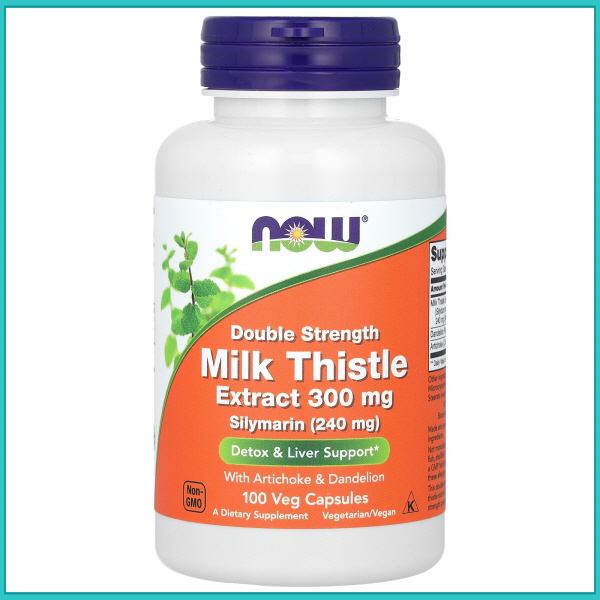 나우 푸드 더블 스트렝스 실리마린 300mg 베지 캡슐 100정 성분과 복용 방법