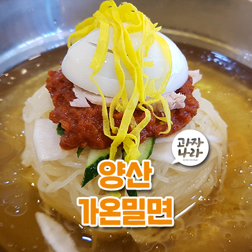  외근 갔다가 다녀온 양산 물금 가온밀면 :D
