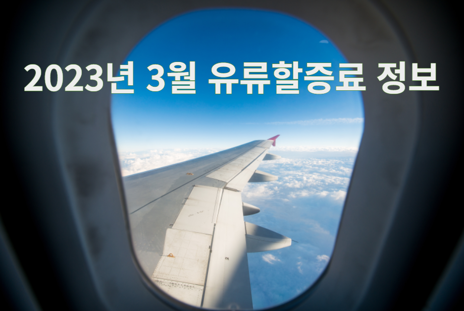  2023년 3월 국제선 유류할증료 | 3월 유류할증료 정보 | 대한항공 3월 유류할증료 | 아시아나항공 3월 유류할증료 | 3월 국내선 유류할증료