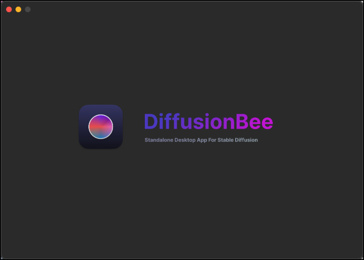 diffusionbee 실행화면