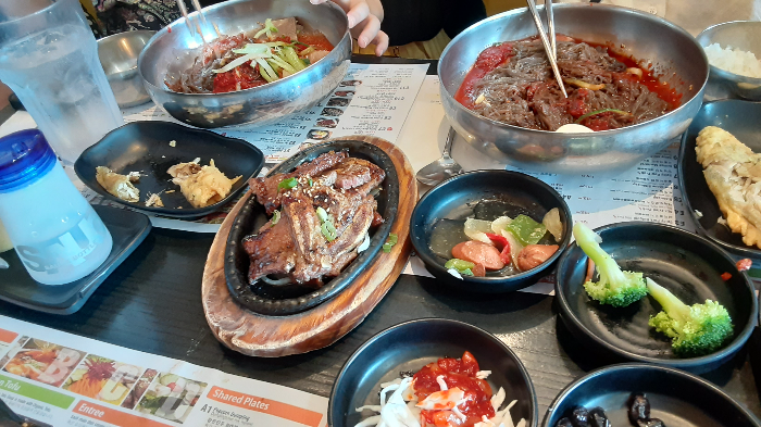 비빔냉면+LA갈비 (콤보)