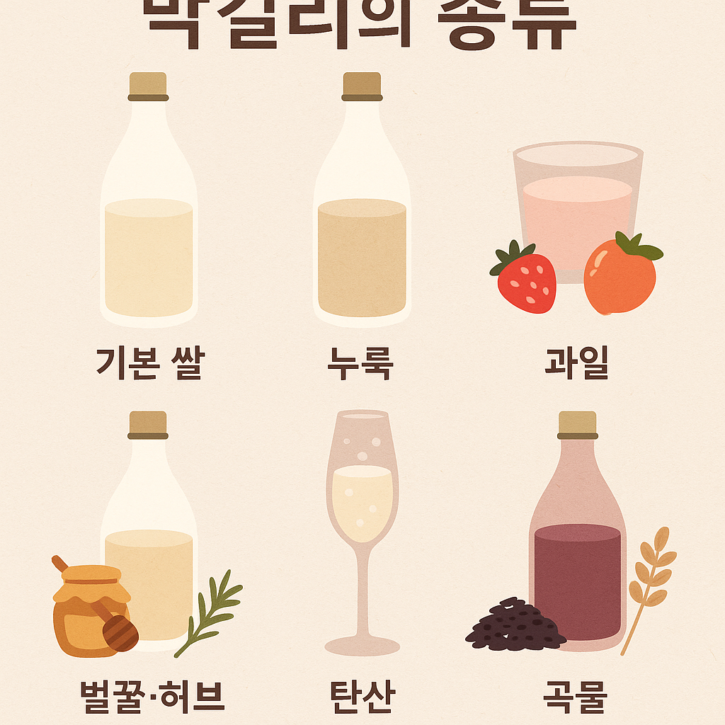 막걸리 종류 총정리