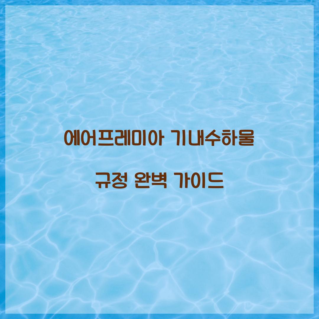 에어프레미아 기내수하물