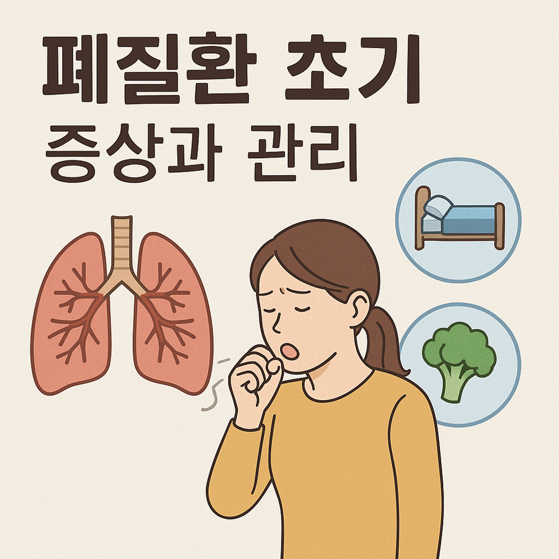 폐질환 초기 증상과 관리