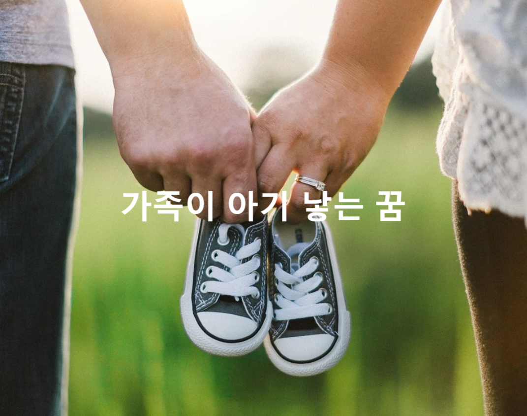 가족이 아기 낳는 꿈 근심걱정의 신호