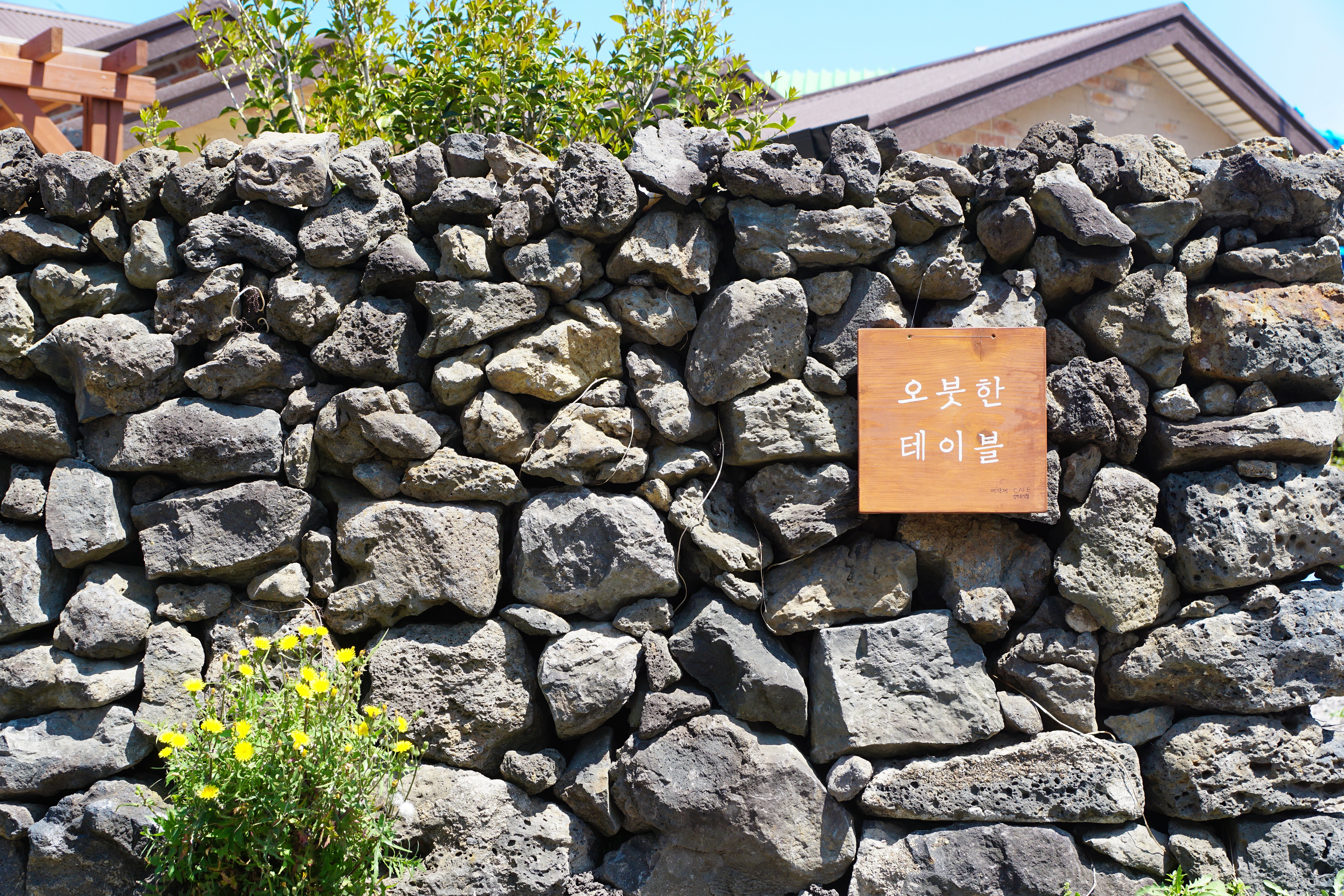  제주 조천읍 카페,오붓한 테이블