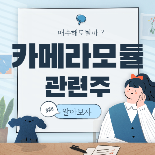 카메라모듈 관련주 대장주까지 핵심종목 정리