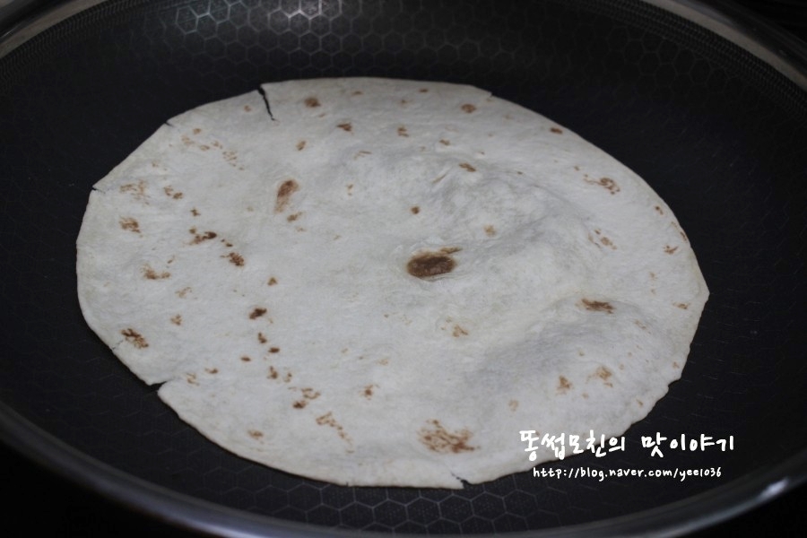 고르곤졸라피자만들기 또띠아 4