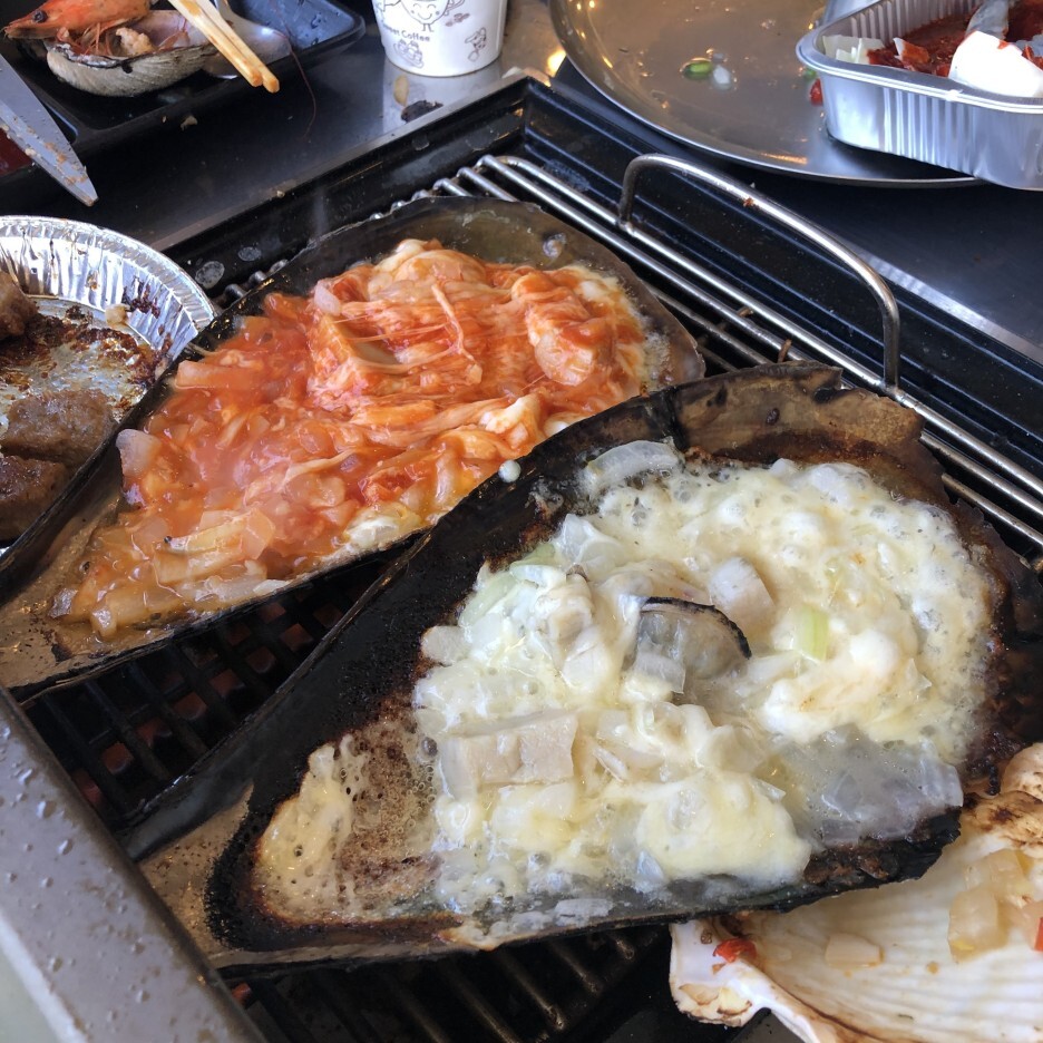 하이라이트 키조개 구이
