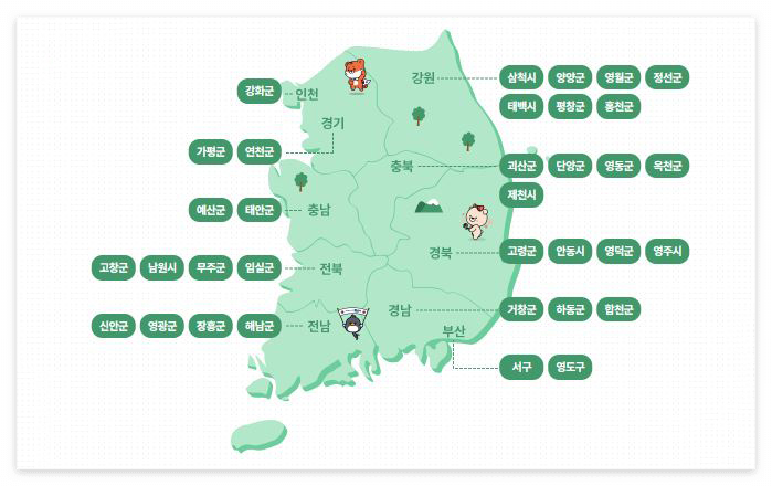 디지털 관광주민증 지역별 혜택