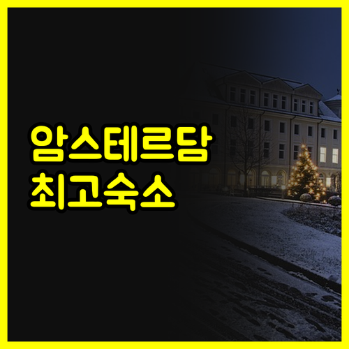 암스테르담 여행 계획 중이세요? 최고