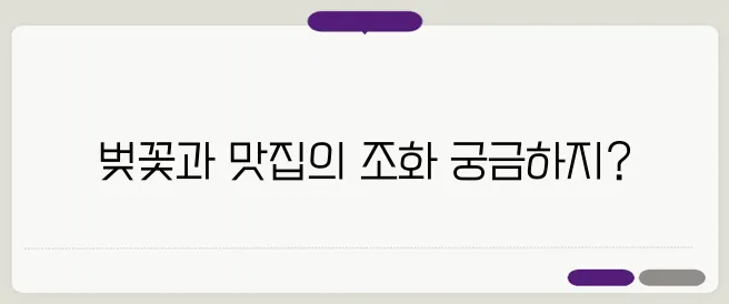 화담숲의 벚꽃을 즐기려면 네이버에서 예약하고 맛집도 함께 찾아보세요!