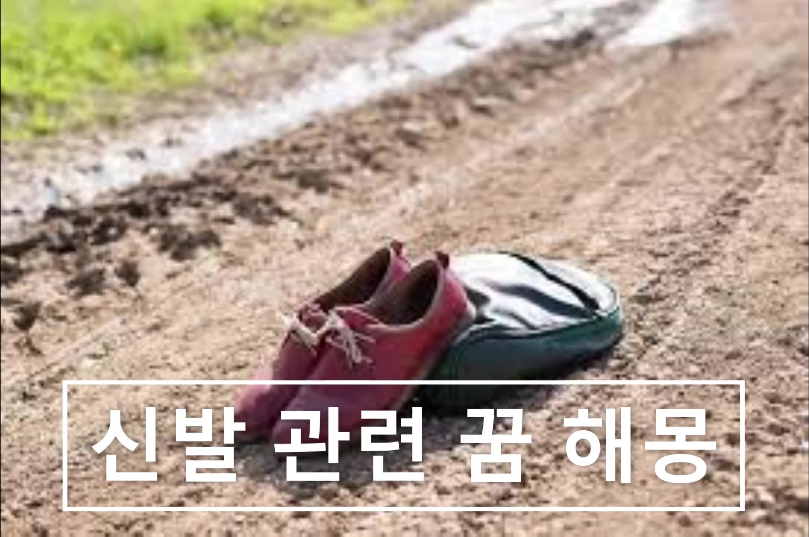  꿈에서 신발이 나온다면 ? 신발 꿈 해몽 풀이 신발 나오는 꿈 풀이6 해석