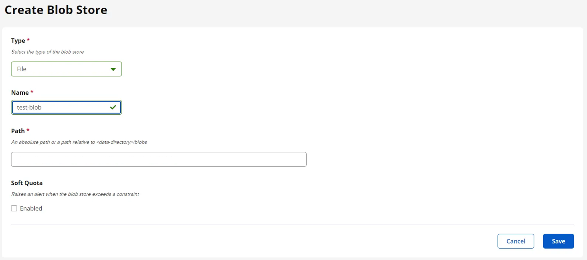 Nexus 적용기: Repository 업로드부터 사용 방법까지 - undefined - Repository에 업로드 하기 (maven deploy로 자동 업로드) - 2. Blob Stores 생성 Nexus 적용기: Repository 업로드부터 사용 방법까지 - undefined - Repository에 업로드 하기 (maven deploy로 자동 업로드) - 2. Blob Stores 생성